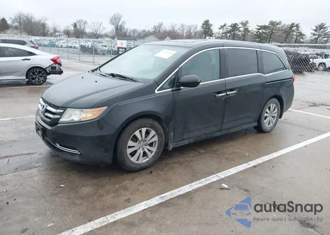 2015 Honda Odyssey Ex-L from USA, damaged, VIN 5FNRL5H60FB028749
